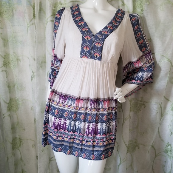 Free People Tops - FREE PEOPLE aztec boho tunic/dress